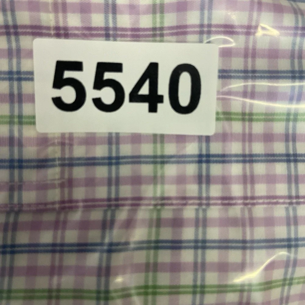 Brooks Brothers XL Non Iron Dress Shirt Pink Blue‎ Green Check Plaid Button Down